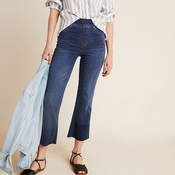 Spanx Cropped Flare Jeans 